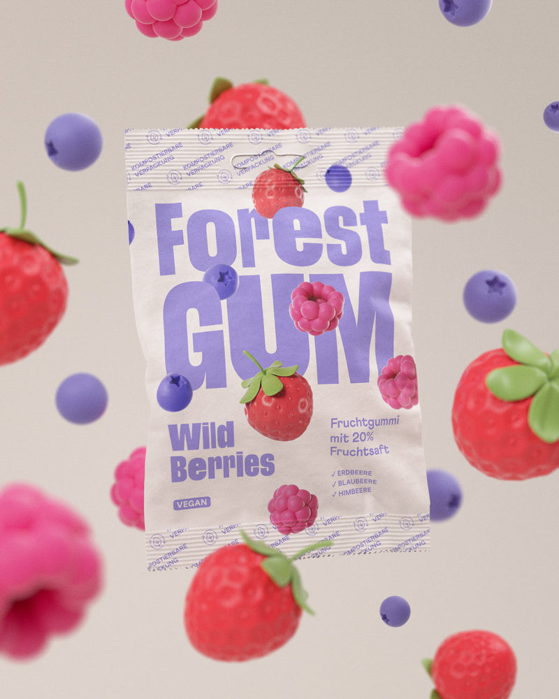 6x Fruchtgummi Wild Berries